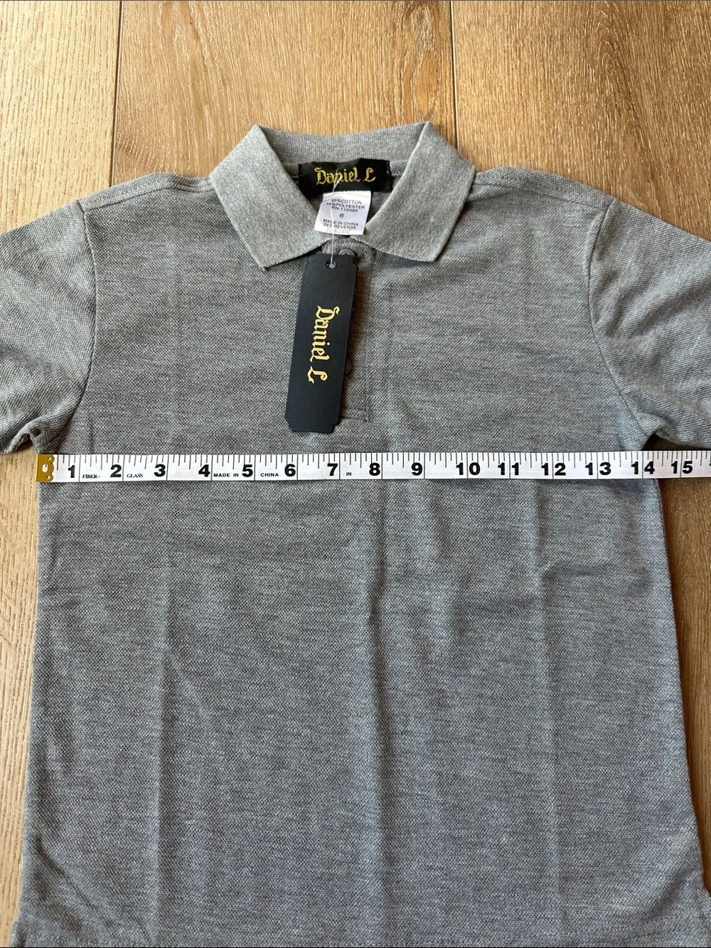 Kids’ Daniel L Gray Short Sleeve Polo Shirt NWT Size 6
